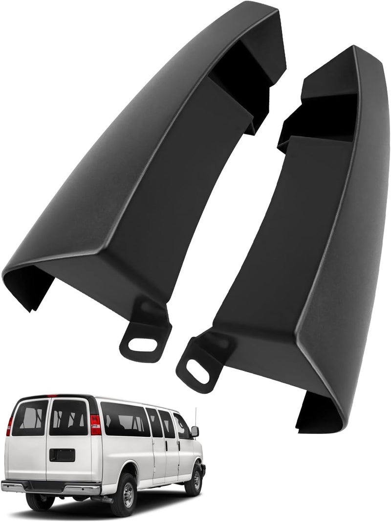 ULZOZN Roof Molding Rear Exterior Fit for Chevy Chevrolet Express GMC Savana 2003-2023 Replace 15215525 15215527, 1 Pair LH ＆ RH Panel Applique Molding - Image 1